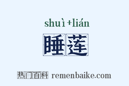 睡莲是什么意思的图片